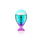 11pcs Mermaid Makeup Brushes Kit with Palette