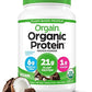 Organic Vegan Protein Powder, (Packaging May Vary)