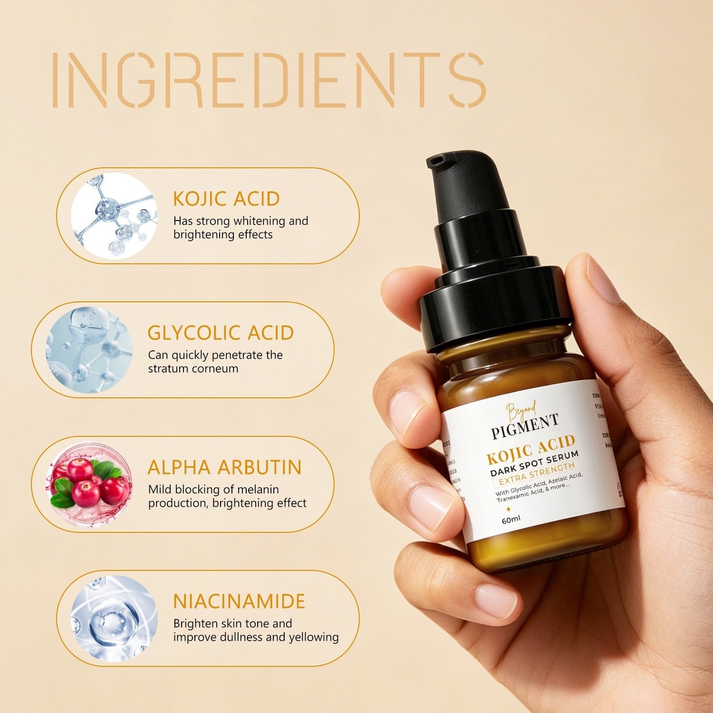 Kojic Acid Dark Spot Serum – Extra Strength