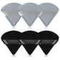 6 Pcs Powder Puff Face Soft Triangle Makeup Puff Velour Makeup Sponge Beauty Blender for Loose Powder (Black)