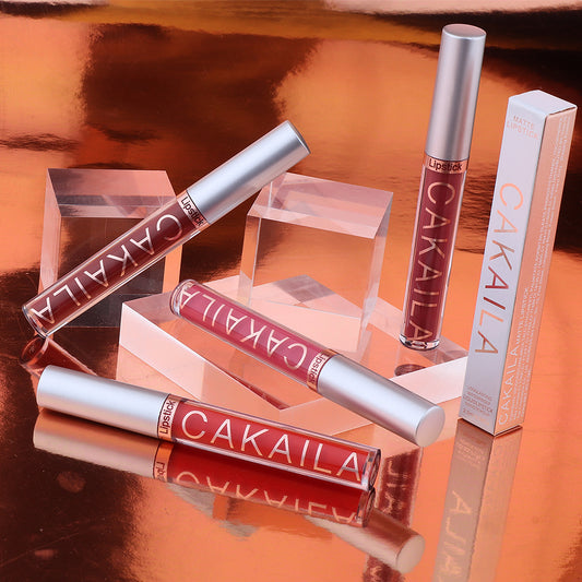18-color Lipstick Matte Non-stick Cup Waterproof Lip Gloss