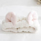 Cute Cat Ears Headband – Soft Hair Wrap for Makeup Routine