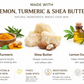 Lemon Turmeric Shea Butter Bar Soap – Brightening for Dark Spots & Uneven Tone
