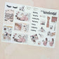 4 Sheets - Wake up and Makeup Stickers Kit
