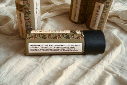 Lip Balm – Vanilla & Original | Hydrating Natural Lip Care with Toxin-Free & Organic Ingredients
