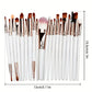20-Piece Eye Makeup Brush Set | Complete Eye Shadow & Eyeliner Tools