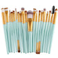 20-Piece Eye Makeup Brush Set | Complete Eye Shadow & Eyeliner Tools