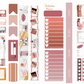 4 Sheets - Wake up and Makeup Stickers Kit