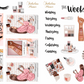 4 Sheets - Wake up and Makeup Stickers Kit