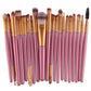 20-Piece Eye Makeup Brush Set | Complete Eye Shadow & Eyeliner Tools