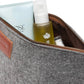 Felt and Leather Travel Kit