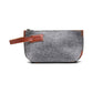 Felt and Leather Travel Kit