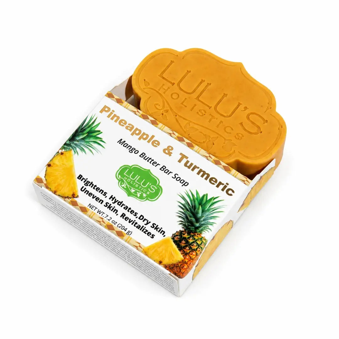 Lemon Turmeric Shea Butter Bar Soap – Brightening for Dark Spots & Uneven Tone