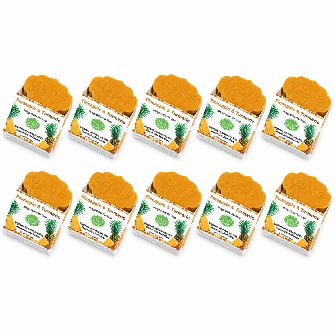 Lemon Turmeric Shea Butter Bar Soap – Brightening for Dark Spots & Uneven Tone