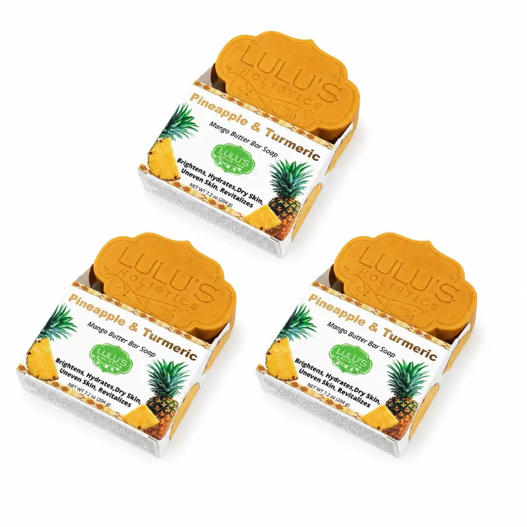 Lemon Turmeric Shea Butter Bar Soap – Brightening for Dark Spots & Uneven Tone