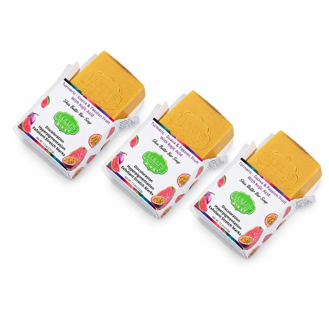 Lemon Turmeric Shea Butter Bar Soap – Brightening for Dark Spots & Uneven Tone