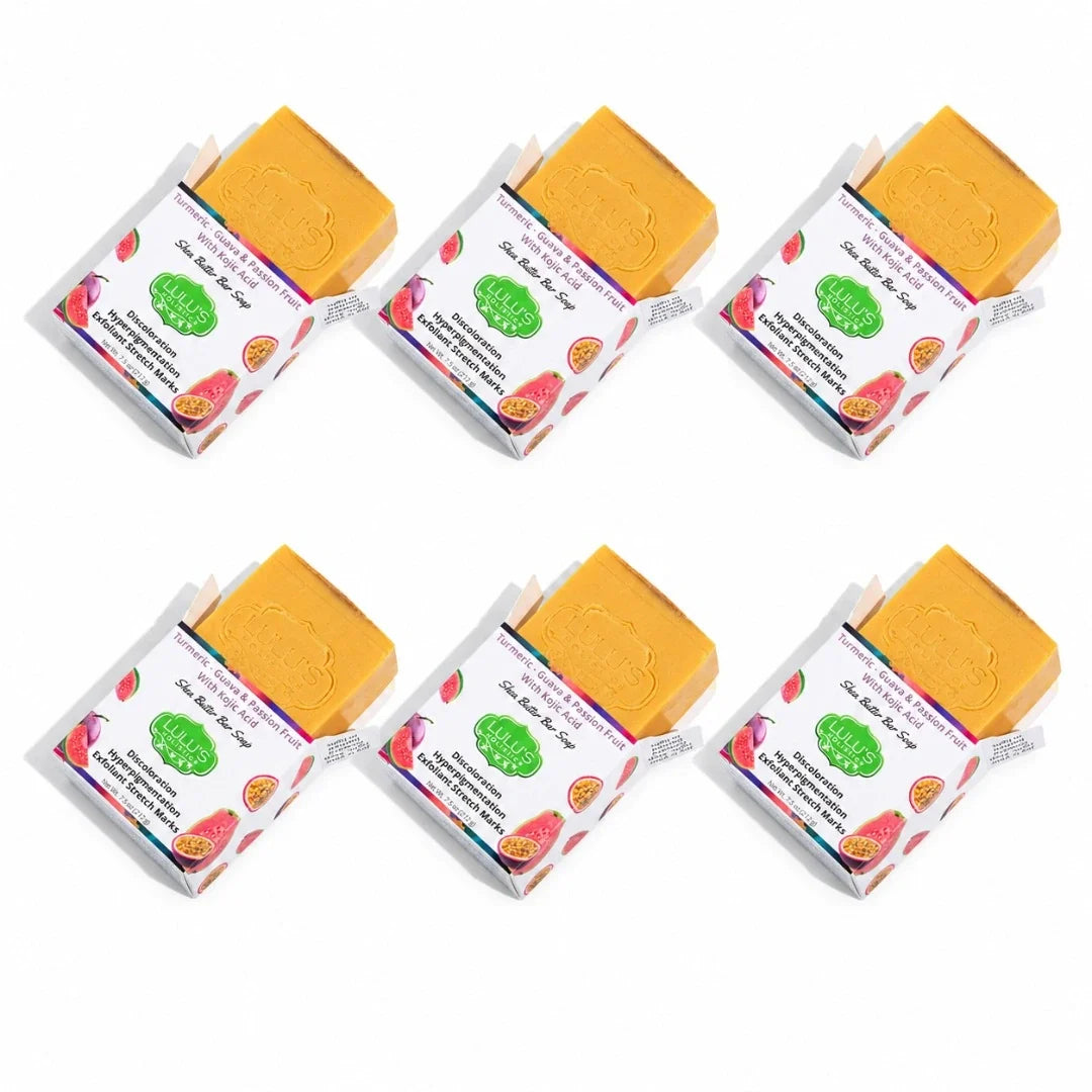 Lemon Turmeric Shea Butter Bar Soap – Brightening for Dark Spots & Uneven Tone