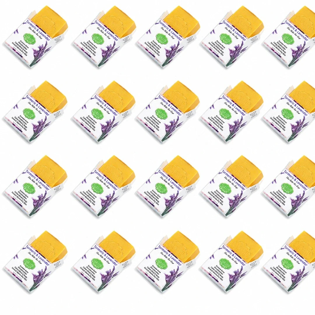 Lemon Turmeric Shea Butter Bar Soap – Brightening for Dark Spots & Uneven Tone
