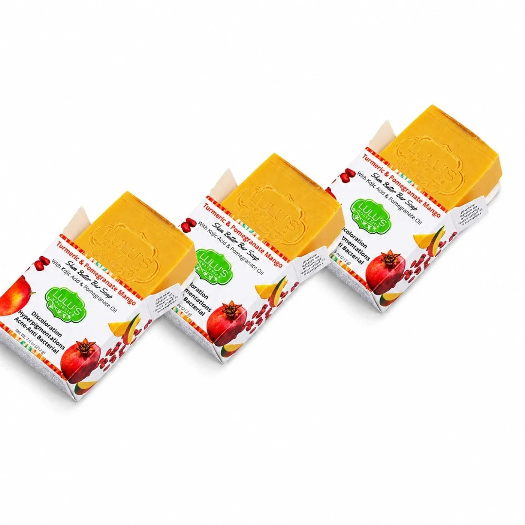 Lemon Turmeric Shea Butter Bar Soap – Brightening for Dark Spots & Uneven Tone
