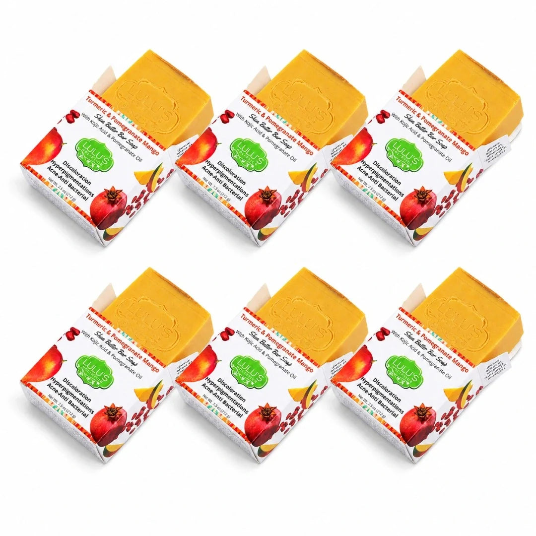 Lemon Turmeric Shea Butter Bar Soap – Brightening for Dark Spots & Uneven Tone