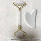Rose Quartz Facial Roller and Gua Sha Wrinkle Remover