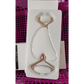 Rose Quartz Facial Roller and Gua Sha Wrinkle Remover