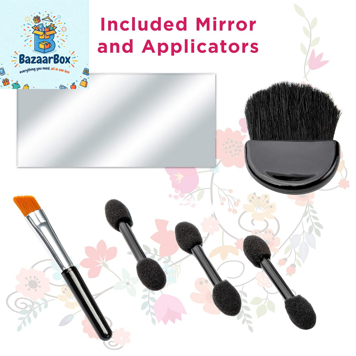 Makeup Kit Gift Set - 41 Eye Shadows, 7 Body Glitters, 1 Lip Liner Pencil, 1 Lipsticks, 4 Blushs, Eye Liner Pencil, 5 Concealers, 2 Lip Gloss, 5 Bronzers, Mirror